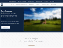 Tablet Screenshot of golfkingsway.ca